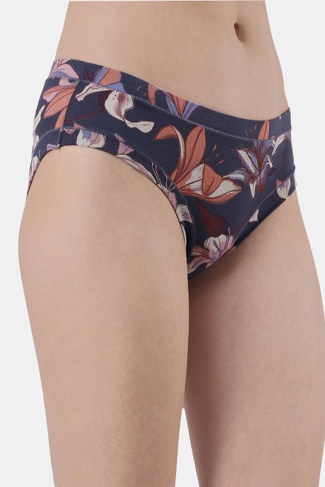 Soie Medium Rise Full Coverage Bikini Panty (Pack of 2) - Multicolor — image 10